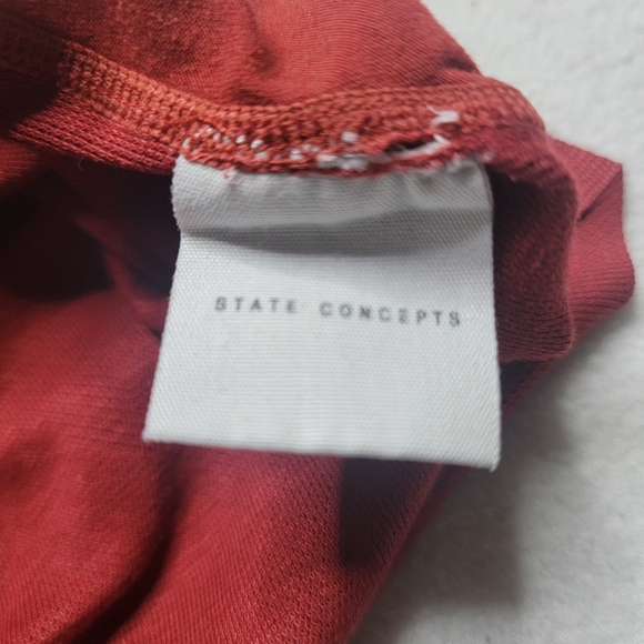 Frank & Oak State Concepts Athletic Tank Top Men's Size XL Burgundy Sleeveless - Picture 5 of 7